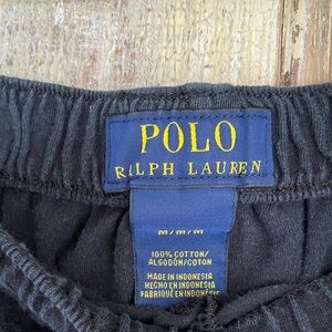Polo by Ralph Lauren Black 💯 cotton lounge pants, Size M